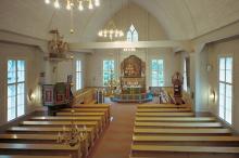 Muhoksen kirkko, sisäkuva