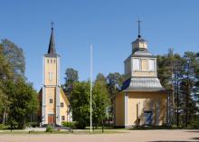 Muhoksen kirkko, ulkokuva