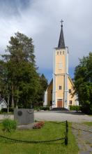 Muhoksen kirkko, ulkokuva