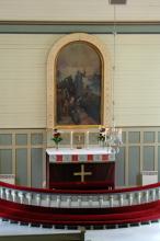 Pukkilan kirkko, alttari