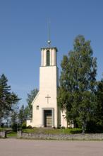 Simpeleen kirkko, ulkokuva